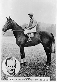 Images Dated 29th June 2017: Cecil Boyd-Rochfort (inset) and jockey on Foray