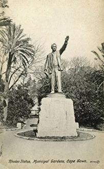 Municipal Collection: Cecil Rhodes Statue, Municipal Gardens, Cape Town