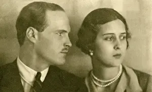 Engaged Prints: Cecile of Greece & Georg Donatus of Hesse - engagement