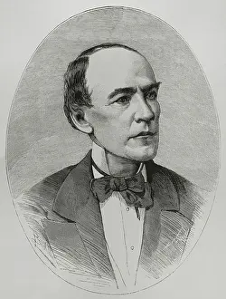 Venezuela Prints: Cecilio Acosta (1818-1881). Venezuelan writer and historian