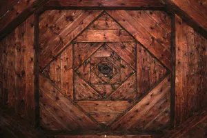 Sufi Prints: Ceiling of the second Bektashi Meydan in Haji Bektash Veli M