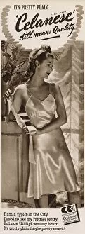 Slips Gallery: Celanese utility slip, 1943 - WWII fashion