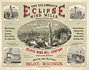 The celebrated eclipse wind mills