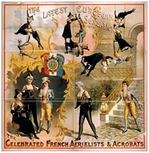 Sensation Prints: The celebrated French aerielists sic & acrobats the latest E