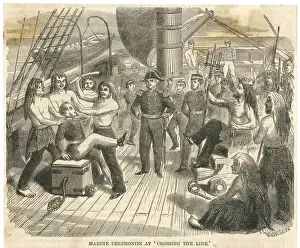 Celebrating the crossing of the Equator