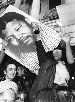 Celebrations Collection: Celebration of Mandela's release
