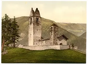 Gian Prints: Celerina, Old Roman Church of St. Gian, Aargau, Switzerland