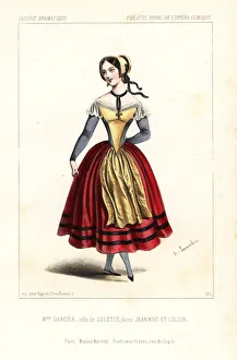 Celestine Darcier as Colette in Jeannot et Colin, 1845 Celestine Darcier as Colette in Jeannot et Colin, 1845