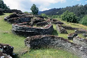 Urbanism Prints: Celts. Castro Culture. Bronze Age-Iron Age (1200-500 AD). Ru