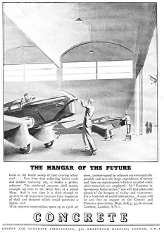 Hangars Prints: Cement & Concrete Association : Hangars Of The Future