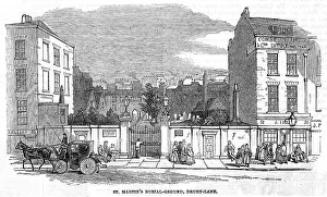 Cemeteries Prints: CEMETERY, DRURY LANE