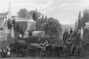 Cemeteries Prints: CEMETERY/PERE LACHAISE