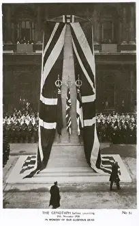 Cenotaph Prints: The Cenotaph before unveiling