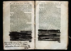 1747 Collection: Censorship in the book Ratione Conscribendi Epistle by Erasm