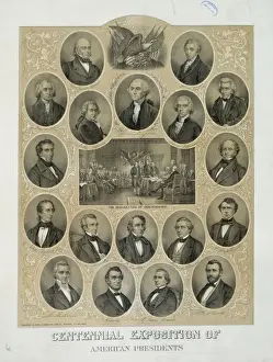 Presidents Prints: Centennial Exposition of American Presidents
