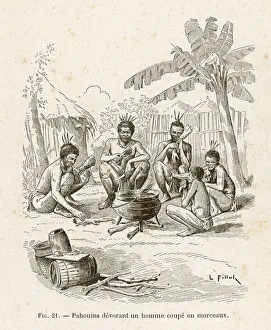 Central African cannibal