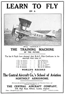 Centaur Prints: Central Aircraft Training Machine 100HP Centaur 4 G-EAHS