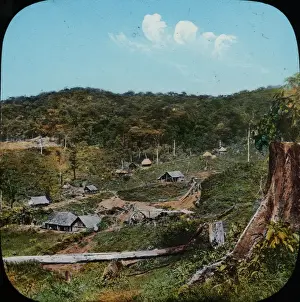 Central America - Gold Mining - Lantern Slide series