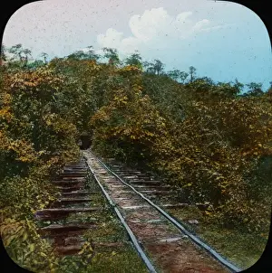 Central America - Gold Mining - Lantern Slide series