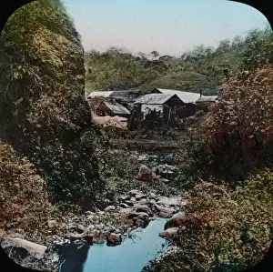 Central America - Gold Mining - Lantern Slide series