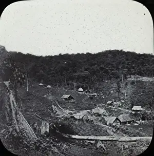 Central America - Gold Mining - Lantern Slide series