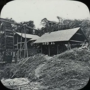 Central America - Gold Mining - Lantern Slide series