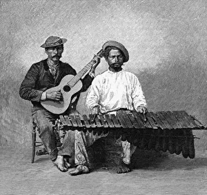 Guitar Prints: Central american music: the marimba