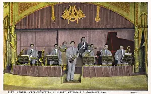 Trombone Prints: Central Cafe Orchestra, Juarez, Chihuaha, Mexico