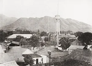 Central Honolulu, the fire station, Hawaii