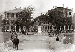 Bund Prints: Central Hotel, on The Bund, Shanghai, China, circa 1890s