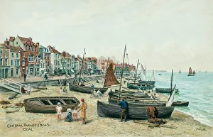 Central Parade and Beach, Deal, Kent
