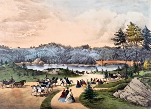Images Dated 13th May 2011: Central Park, the Lake, New York