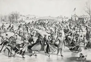 Central Park, Winter: The skating pond