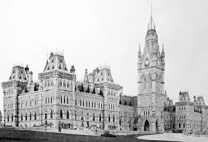 Central Parliament Building, Ottowa, Canada, early 1900s
