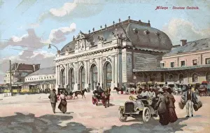Milano Prints: Central Station, Milan, Italy
