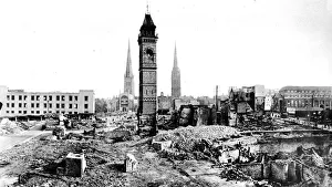 Images Dated 12th October 2004: The Centre of Coventry; Second World War, 1941