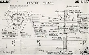 Lanchester Prints: ?Centre shaft? ? Lanchester drawing