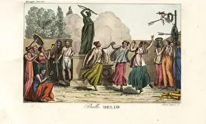 Horn Prints: Ceremonial dance for Artemis or Diana