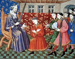 Investiture Collection: Ceremony of investiture of a Knight