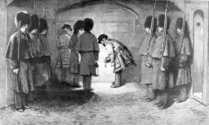 Keys Prints: The Ceremony of the Keys, Tower of London, 1875