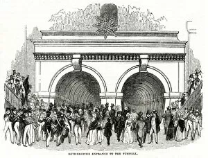 Ceremony of opening of the Thames Tunnel 1843