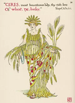 Corn Collection: Ceres / Demeter Crane 1889