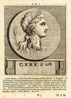 Gods And Heroes Prints: Ceres, Roman goddess of agriculture and grain