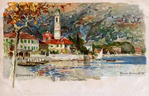 Wielandt Prints: Cernobbio, Province of Como, Lombardy, northern Italy