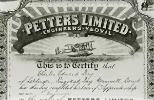 Apprenticeship Collection: Certification of apprenticeship to Charles Edward Day