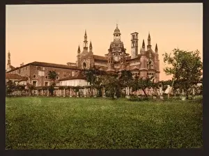 Certosa Prints: Certosa di Pavia, the back, Milan, Italy