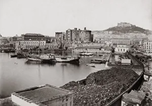 Certosa di San Martino and harbour, Naples, Italy, c1870 s