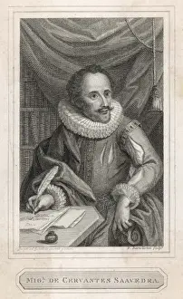 Ink Pot Prints: Cervantes / Bartolozzi