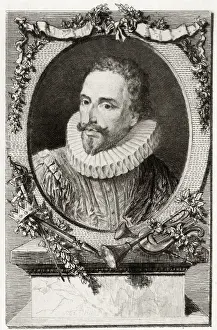 1547 Prints: Cervantes / Lalouze / Sepia