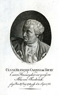 Francois Collection: Cesar Francois Cassini De Thury - Cartographer